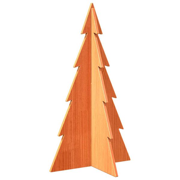 vidaXL Weihnachtsbaum Holz zum Schmücken 80 cm Massivholz Kiefer