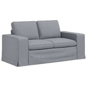 vidaXL Sofa Hellgrau 162 x 80 x 82 cm Stoff