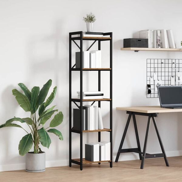 vidaXL B&uuml;cherregal Altholz 40 x 30 x 155 cm Holzwerkstoff