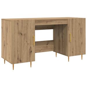 vidaXL Schreibtisch Artisan-Eiche 140 x 50 x 75 cm Holzwerkstoff