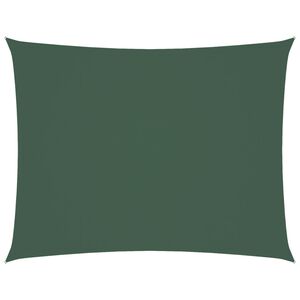 vidaXL Sonnensegel Oxford-Gewebe Rechteckig 3x4,5 m Dunkelgr&uuml;n