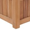 vidaXL Hochbeet 100x30x25 cm Massivholz Teak