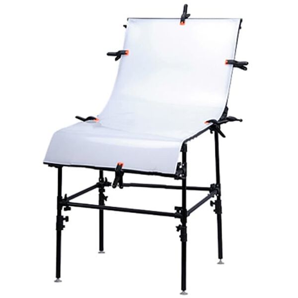 Studioset Aufnahmetisch 3 Softboxen 50 x 70 cm 3 Blitzk&ouml;pfe 3 Stative