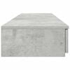 vidaXL Bettschubladen Beton Grau 140 x 36,5 x 16,5 cm Holzwerkstoff