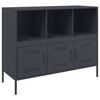 vidaXL Sideboard Anthrazit 100,5x39x79 cm Stahl