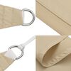 vidaXL Sonnensegel Oxford-Gewebe Rechteckig 5x6 m Beige