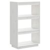vidaXL B&uuml;cherregal/Raumteiler Wei&szlig; 60x35x103 cm Massivholz Kiefer