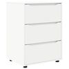 vidaXL Aufbewahrungsschrank 60 x 48 x 81 cm Holzwerkstoff Wei&szlig;