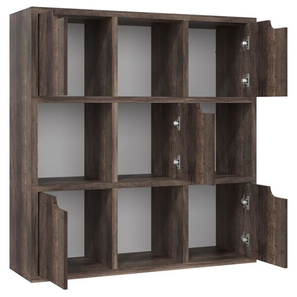 vidaXL B&uuml;cherregal R&auml;uchereiche 88,5x27,5x88 cm Holzwerkstoff