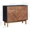 vidaXL Sideboard 90x33,5x75 cm Massivholz Akazie und MDF