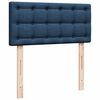 vidaXL Ottoman-Bett mit Matratze Blau 100x200 cm Stoff