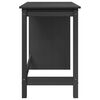 vidaXL Schreibtisch Grau 112 x 50 x 75 cm Massivholz Kiefer