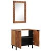 vidaXL Badezimmer Sets 2 stk. Akazie Braun Winish 62 x 33 x 58 cm