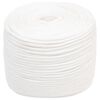 vidaXL Mehrzweck-Allzweckseil 10 mm 25 m Wei&szlig; PP 645 kg Max. Traglast