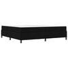 vidaXL Boxspringbett mit Matratze Schwarz 200 x 200 cm Stoff
