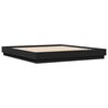 vidaXL Bettgestell Schwarz 200x200 cm Holzwerkstoff
