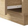 vidaXL Nachttisch Sonoma-Eiche 50 x 34,5 x 50 cm Holzwerkstoff