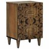 vidaXL Badezimmerschrank Braun 38 x 33,5 x 58 cm Massivholz Mango