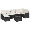 vidaXL Gartensofa-set 8 stk. Poly Rattan