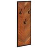 vidaXL Wandgarderobe 2 Stk. 35x1x90 cm Massivholz Akazie