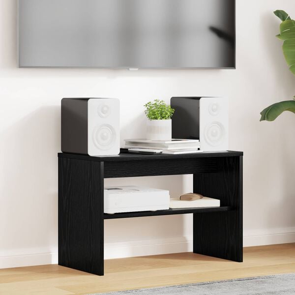 vidaXL TV-Schr&auml;nk Schwarz Eichen-Optik 60 x 30 x 40 cm Holzwerkstoff