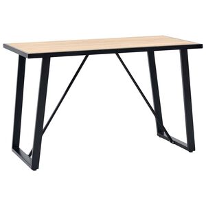 vidaXL Esstisch Eichenfarbe 120x60x75 cm MDF