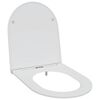 vidaXL Toilettensitz Wei&szlig; 47 x 36 x 3,4 cm Duroplast