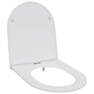 vidaXL Toilettensitz Wei&szlig; 47 x 36 x 3,4 cm Duroplast
