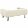 vidaXL Kindersofa Creme 70x45x26,5 cm Samt