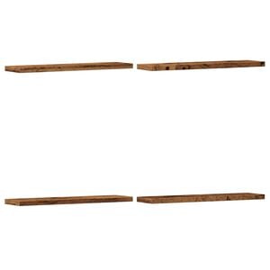 vidaXL Wandregale 4 Stk. Altholz-Optik 40x10x1,5 cm Holzwerkstoff