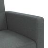 vidaXL Schlafsofa mit Kissen Dunkelgrau Stoff