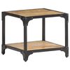 vidaXL Couchtisch 40x40x36 cm Raues Mango-Massivholz