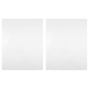 vidaXL Spiegelfolien 2 Stk. Selbstklebend 45x100 cm PET