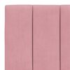 vidaXL Bett mit Matratze "Hanko" Rosa 80x200 cm Samt