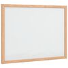 vidaXL Magnetisches Whiteboard mit massivem Kiefernholzrahmen 40x30 cm