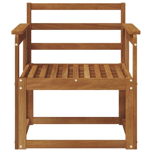 vidaXL Outdoor-Sofa Massivholz Akazie Natur