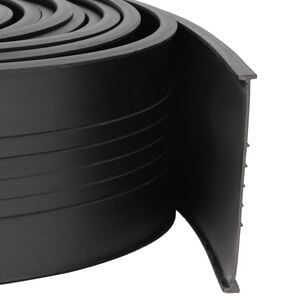 vidaXL Garage T&uuml;rdichtung Schwarz 70 x 6 mm 4,5 m PVC