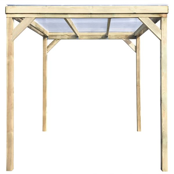 vidaXL Holz-Gartenschuppen Feuerholz-Unterstand 2 x 2 x 2 m