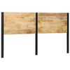 vidaXL Kopfteil 180 cm Massivholz Mango und Eisen