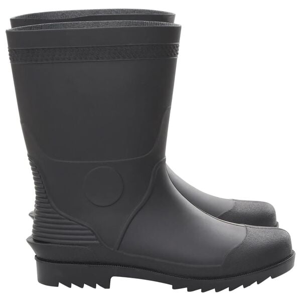 vidaXL Gummistiefel Schwarz Größe 45 PVC