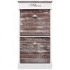 vidaXL Schuhschrank Braun 50 x 28 x 98 cm Paulownia Holz