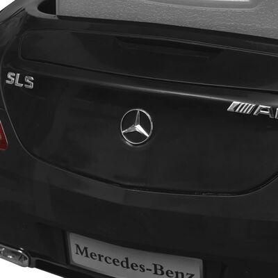 vidaXL Elektrisches Aufsitzauto Mercedes Benz SLS AMG Schwarz 6 V