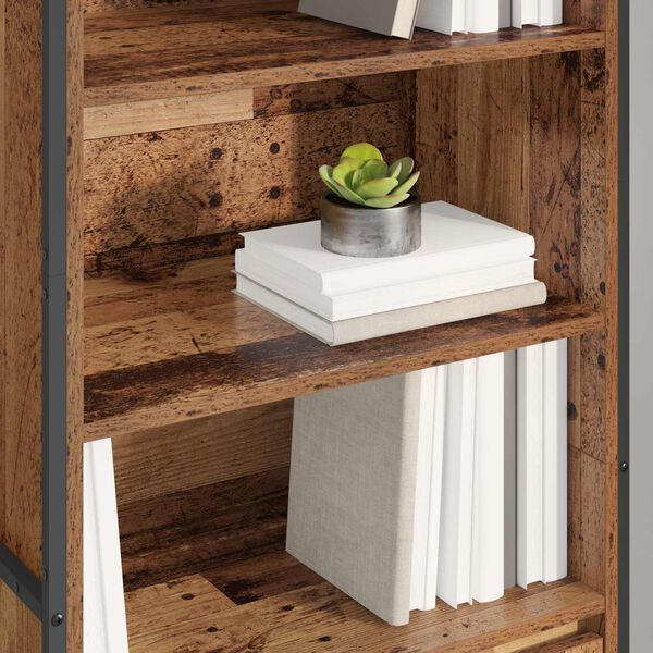 vidaXL Hohe Schr&auml;nke 2 pcs Altholz 60 x 36 x 200 cm Holzwerkstoff