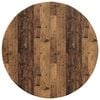vidaXL Tischplatte &Oslash; 50 x 1,5 cm Rund Holzwerkstoff Altholz