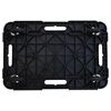 vidaXL Transportroller 3 Stk. Schwarz 58x38x12 cm Polypropylen