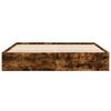 vidaXL Bettgestell R&auml;uchereiche 180x200 cm Holzwerkstoff