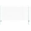 vidaXL Sechseckzaun mit Pfosten 100 x 1,2 m PVC-beschichteter Stahl