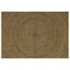 vidaXL Bereichsteppich Schwarz 200 x 290 cm Jute