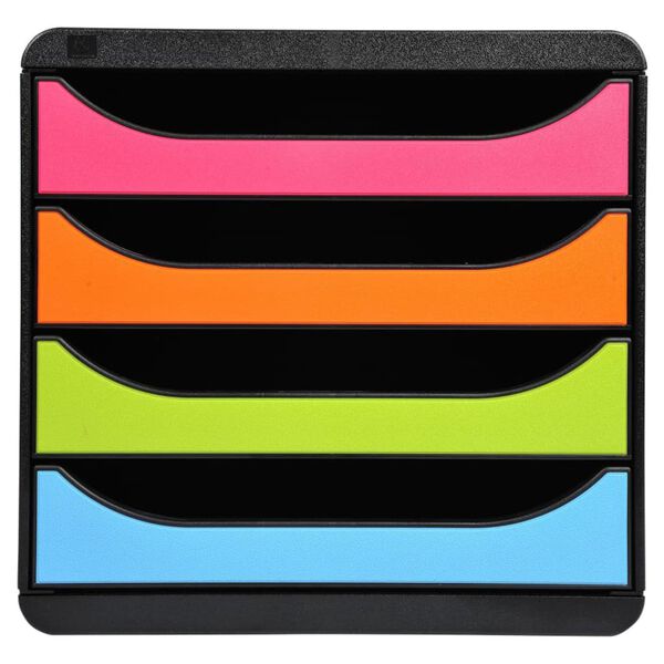 Exacompta Big-Box Schubladenbox Harlequin mit 4 Laden