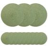 vidaXL Jute-Untersetzer 12 Stk. Olivgr&uuml;n 100% Tossa-Jute